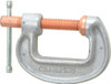 Made in USA Light-Duty 1-1/2" Max Opening, 1-1/4" Throat Depth, Aluminum Alloy Standard C-Clamp 850 Lb Capacity, 0" Min Opening, Standard Throat Depth CCC-1001 - 01884410
