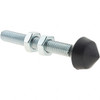 Destaco 5/16-18 Carbon Steel Cap Tip Clamp Spindle Assembly 57.91mm Thread Length, 76.2mm OAL, Cone Cushion Cap, 0.63" Tip Surface Diam, Use with Toggle Clamps 509208 - 99155939