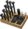 Value Collection 21 Piece Adjustable Fixturing Clamp Set with 5/8" T-Slot, 1/2-13 Stud Thread 400-8032 - 00094490