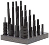 TE-CO 38 Piece, 3/4-10 Stud, 7/8" T Slot, T Nut & Stud Kit 1-1/2" T-Slot Nut Width, 3, 4, 5, 6, 7, 8" Stud Lengths 20612 - 06943104