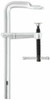 Bessey 3-1/8" Deep Throat, 6" Max Capacity, Standard Sliding Arm Clamp 550 Lb Clamping Pressure, 0.55" Spindle Diam GS16K - 62628581