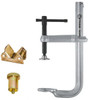 Strong Hand Tools 5-1/2" Deep Throat, 10-1/2" Max Capacity, 4 in 1 Sliding Arm Clamp 2,400 Lb Clamping Pressure UM105P-C3 - 74553934