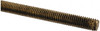 Made in USA 3/8-16 x 2 ft. Brass Threaded Rod Right Hand Thread, UNC 12208 - 04355541