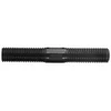 Gibraltar M6x1.0 140mm OAL Equal Double Threaded Stud Alloy Steel, Black Oxide Finish, 35mm Equal Thread Length, Metric 60208G - 74365461