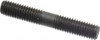 Gibraltar M8x1.25 50mm OAL Equal Double Threaded Stud Alloy Steel, Black Oxide Finish, 20mm Equal Thread Length, Metric 60301G - 74365503