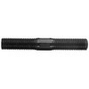 Gibraltar 1-8 16" OAL Equal Double Threaded Stud Alloy Steel, Black Oxide Finish, 2-1/2" Equal Thread Length 41116G - 74540584