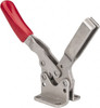 Destaco 850 Lb Holding Capacity, Horizontal Handle, Manual Hold Down Toggle Clamp 70° Handle Movement, 92° Bar Opening, U-Bar, Flanged Base, Electro-Plated Zinc, Stainless Steel 235-USS - 03933694