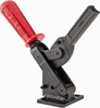 Destaco 1,601 Lb Holding Capacity, Vertical Handle, Manual Hold Down Toggle Clamp 71° Handle Movement, 132° Bar Opening, Solid Bar, Flanged Base, Oxide Finish, Forged Alloy Steel 5910 - 43990993