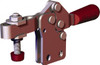 Destaco 151 Lb Holding Capacity, Horizontal Handle, Manual Hold Down Toggle Clamp 60° Handle Movement, 90° Bar Opening, U-Bar, Straight Base, Carbon Steel 213-UB - 44003739
