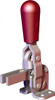 Destaco 200 Lb Holding Capacity, Vertical Handle, Manual Hold Down Toggle Clamp 65° Handle Movement, 105° Bar Opening, U-Bar, Flanged Base, Carbon Steel 202-U-L - 68952498