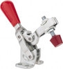 Destaco 200 Lb Holding Capacity, Vertical Handle, Manual Hold Down Toggle Clamp 65° Handle Movement, 105° Bar Opening, U-Bar, Flanged Base, Electro-Plated Zinc, Carbon Steel 202-U - 76988203