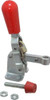 Destaco 200 Lb Holding Capacity, Vertical Handle, Manual Hold Down Toggle Clamp 65° Handle Movement, 105° Bar Opening, U-Bar, Flanged Base, Electro-Plated Zinc, Carbon Steel 202 - 76988229