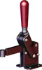 Destaco 2,248 Lb Holding Capacity, Vertical Handle, Manual Hold Down Toggle Clamp 90° Handle Movement, 120° Bar Opening, Solid Bar, Flanged Base, Oxide Finish, Forged Alloy Steel 535-L - 87281275