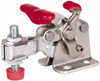 Destaco 150 Lb Holding Capacity, Horizontal Handle, Manual Hold Down Toggle Clamp 170° Handle Movement, 90° Bar Opening, U-Bar, Flanged Base, Electro-Plated Zinc, Carbon Steel 305-UR - 88153697