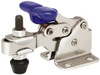 Gibraltar 150 Lb Holding Capacity, Horizontal Handle, Manual Hold Down Toggle Clamp 175° Handle Movement, 92° Bar Opening, U-Bar, Flanged Base, Stainless Steel GIB-U-13005SS - 73953200