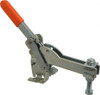 Knu-Vise 800 Lb Holding Capacity, Vertical Handle, Manual Hold Down Toggle Clamp 150° Handle Movement, 115° Bar Opening, U-Bar, Flanged Base, Carbon Steel CAV-800 - 08105538