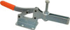 Knu-Vise 600 Lb Holding Capacity, Horizontal Handle, Manual Hold Down Toggle Clamp 80° Handle Movement, 100° Bar Opening, Solid Bar, Flanged Base, Carbon Steel H-601 - 86319910