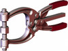 Destaco 3110 N Load Capacity, 2.72" Throat Depth, 8.51" OAL, Forged Alloy Steel, C Style Plier Clamp 1.2" Max Jaw Capacity, M10 Spindle, 4.16" Open Throat Height, Red Handle, Spindle End 462-2 - 78354685
