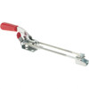 Destaco 719 Lb Capacity, Horizontal, U Hook, Flanged Base, Carbon Steel Pull Action Latch Clamp 1-3/4" Drawing Movement, 10-17/32" OAL, Threaded U Hook, Straight Handle 331-M-100 - 02427375