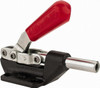 Destaco 600 Lb Load Capacity, Flanged Base, Carbon Steel, Standard Straight Line Action Clamp 4 Mounting Holes, 0.27" Mounting Hole Diam, 0.44" Plunger Diam, Straight Handle 603 - 06966303