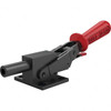 Destaco 5,800.07 Lb Load Capacity, Flanged Base, Carbon Steel, Standard Straight Line Action Clamp 4 Mounting Holes, 0.41" Mounting Hole Diam, 1.38" Plunger Diam, Straight Handle 5130-MR - 44002970