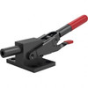 Destaco 2,499.88 Lb Load Capacity, Flanged Base, Carbon Steel, Standard Straight Line Action Clamp 4 Mounting Holes, 0.34" Mounting Hole Diam, 0.51" Plunger Diam, Straight Handle 5131-R - 61902631