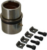 Danly 1-3/4" ID x 4-3/8" OAL, Steel, Bronze Plated Die & Mold Shoulder Bushing Extra Long Shoulder, 2-1/2" Bottom OD, 2-1/4" Top OD, 2.658" Collar OD, 3" Under Collar, 1-3/8" Above Collar 6-14-28 - 03224953