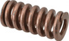 Associated Spring Raymond 1-1/4" Hole Diam, 5/8" Rod Diam, 2-1/2" Free Length, Gold Die Spring 882 Lb Max Deflection, 0.75" Max Deflection, Heavy Duty, Chromium Alloy Steel 105-610 - 07662877