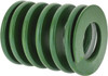 Associated Spring Raymond 50mm Hole Diam, 25mm Rod Diam, 2-1/2" Free Length, Green Die Spring 3900 N Max Deflection, 25mm Max Deflection, Light Duty, Chromium Alloy Steel 203-810 - 67899146