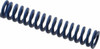 Associated Spring Raymond 12.5mm Hole Diam, 6.3mm Rod Diam, 2-1/2" Free Length, Blue Die Spring 294 N Max Deflection, 24.3mm Max Deflection, Medium Duty, Chromium Alloy Steel 204-210 - 67899492