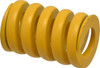 Associated Spring Raymond 50mm Hole Diam, 25mm Rod Diam, 3-1/2" Free Length, Yellow Die Spring 10868 N Max Deflection, 19mm Max Deflection, Extra Strong, Chromium Alloy Steel 206-812 - 67902239