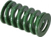 Danly 3/4" Hole Diam, 3/8" Rod Diam, 1-1/4" Free Length, Green Die Spring 24.4 Lb Max Deflection, 0.5" Max Deflection, Light Duty, Chromium Vanadium Steel 9-1205-11 - 76010628