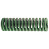 Danly 2" Hole Diam, 1" Rod Diam, 10" Free Length, Green Die Spring 18.8 Lb Max Deflection, 4" Max Deflection, Light Duty, Chromium Vanadium Steel 9-3240-11 - 76011527