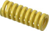 Danly 1/2" Hole Diam, 9/32" Rod Diam, 1-1/4" Free Length, Yellow Die Spring 25.2 Lb Max Deflection, 0.31" Max Deflection, Extra Heavy Duty, Chromium Vanadium Steel 9-0805-36 - 76016229