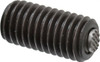Fairlane 1/2-13, 1" Thread Length, 9/32" Ball Diam, Serrated Ball Pad Surface, Alloy Steel, Black Oxide, Threaded, Swivel Action Gripper Assemblies 1/4" Contact Diam, High Speed Steel Ball TBU-0510-S - 09717844