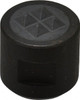 Fairlane 10-32 Thread, 1/2" Diam, 1/2" High, Threaded, 4-Point Tooth Grade Diamond Serration Tooth Pattern, Carbide Tipped, Round Positioning Gripper 3/16" Flat Width, Uncoated CT-840-4 - 09714346