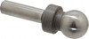 Jergens 1/2" Ball Diam, 1/4" Shank Diam, Steel Inspection Tooling Ball Slip-Fit Shank, 1-3/8" Ball Center to Shank Bottom, 1/2" Ball Center to Shoulder Bottom, with Shoulder 29044 - 85283851