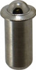 Vlier 0.394" Body Length x 3/16" Body Diam, 1 Lb Init to 2.5 Lb Final End Force, Stainless Steel Press Fit Ball Plunger 5/32" Ball Diam, 0.058" Max Ball Reach, 0.04" Flange Thickness SPFB51 - 01360874