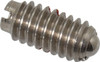 Gibraltar 8-32, 0.093" Ball Diam, 11/32" Body Length, 0.025" Max Ball Reach, Threaded Ball Plunger Stainless Steel Body, Stainless Steel Ball, 0.5 Lb Initial End Force, 1.25 Lb Final End Force, Locking Element 10100-G - 85508521