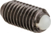 Vlier M8x1.25, 5mm Ball Diam, 16mm Body Length, 1.5mm Max Ball Reach, Threaded Ball Plunger Steel Body, Nylon Ball, 3.37 Lb Initial End Force, 6.75 Lb Final End Force, Locking Element DBM8AN - 04399945