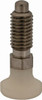 Gibraltar M10x1.5, 20mm Thread Length, 0.236" Max Plunger Diam, 0.22 Lb Init to 2.02 Lb Final End Force, Knob Handle Plunger Delrin Knob, 0.98" Body Length, 0.79" Length Under Head/Shoulder, 0.196" Plunger Projection MSDKN38-G - 40074494