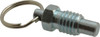 Gibraltar 1/2-13, 0.43" Thread Length, 0.31" Plunger Diam, 0.38" Plunger Projection, 1 Lb Init to 4 Lb Final End Force, Steel Pull Ring Plunger 0.56" Len Under Head, 0.81" Body Len, 1" Ring Diam, 1.06" Plunger Len, 1/2" Hex PR50-G - 67974931