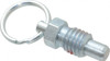Gibraltar 1/2-13, 0.43" Thread Length, 0.31" Plunger Diam, 0.38" Plunger Projection, 1 Lb Init to 4 Lb Final End Force, Steel Pull Ring Plunger 0.56" Len Under Head, 0.81" Body Len, 1" Ring Diam, 1.06" Plunger Len, 1/2" Hex PR50-PT-G - 67974949