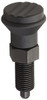 Gibraltar 3/8-24, 15mm Thread Length, 5mm Plunger Diam, Knob Handle Indexing Plunger Plunger Style A, 17mm Body Length, 47mm OAL, Steel IPG-120-G - 88074729