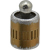 Vlier 1/4" Body Diam, 0.3" Body Length, 0.11" Nose Diam, 0.16" Nose Length, Spring Locating Pin 4.5 Lb Final End Force, Aluminum Body, Alloy Steel Nose SLP250 - 05137740