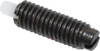 Jergens 10-32, 9/16" Thread Length, 1/8" Plunger Projection, Steel Threaded Spring Plunger 0.093" Max Plunger Diam, 9/16" Plunger Length, 0.3 Lb Init End Force, 3 Lb Final End Force 30703 - 82412545