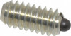 Vlier 1/4-20, 17/32" Thread Length, 0.078" Plunger Projection, Steel Threaded Spring Plunger 0.119" Max Plunger Diam, 0.531" Plunger Length, 3 Lb Init End Force, 10.5 Lb Final End Force M54 - 62119946