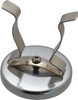 Mag-Mate 41 Lb Max Pull Force, 2-1/2" Overall Height, 2.63" Diam, Ceramic Cup Magnet Clamp Style, 1-7/8" Clamp Opening, Chrome Plated MX2500NP01 - 76627801