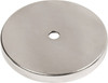 Mag-Mate 4.9" Diam, 1/2" Cup Height, 200 Lb Average Pull Force, 200 Lb Max Pull Force, Neodymium Rare Earth Cup Magnet Through Hole Style, Bright Plated MX5000R - 30531164