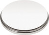 Mag-Mate 1-1/2" Diam x 1/8" High Neodymium Rare Earth Magnet 77 Lb Max Capacity, 180°F Max, Nickel Plated CMP15012P1ADH - 39158555